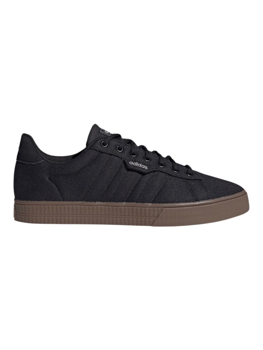 adidas Daily 3.0 Core Black Gum Sneakers Men's 8.5 Skate Shoes